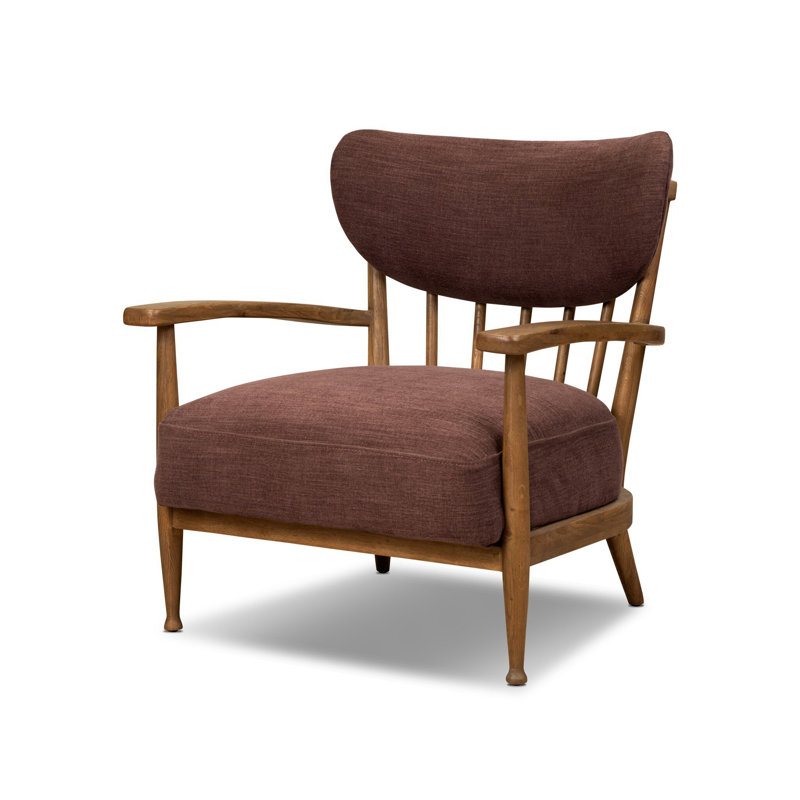 Marisol Chair-Desert Shearling, Laughlin Plum