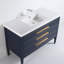 Dessus de meuble-lavabo simple encastré avec trop-plein 49 po Dowell