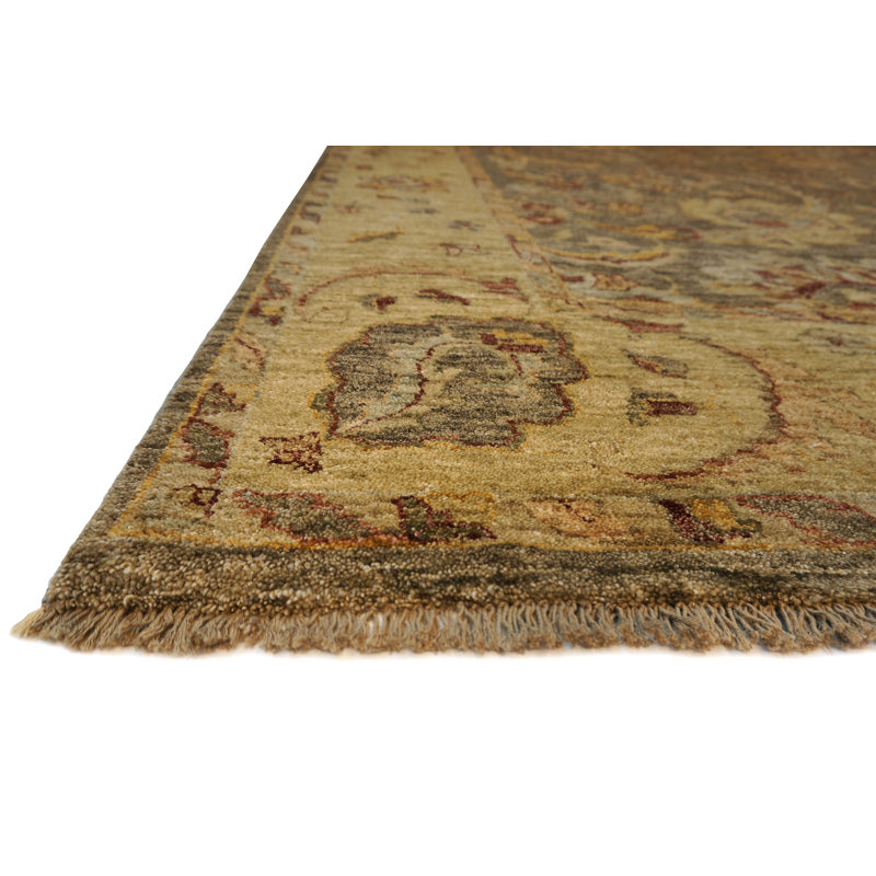 Essence Hand Knotted Wool Area Rug, Rectangle 9' x 12'