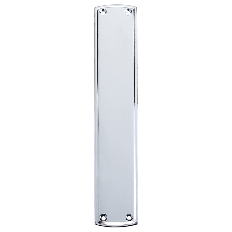 Finger Back Plate, Polished Chrome