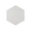 Nid d'abeille 9 po x 10 po Carreau de porcelaine hexagonal-101546087