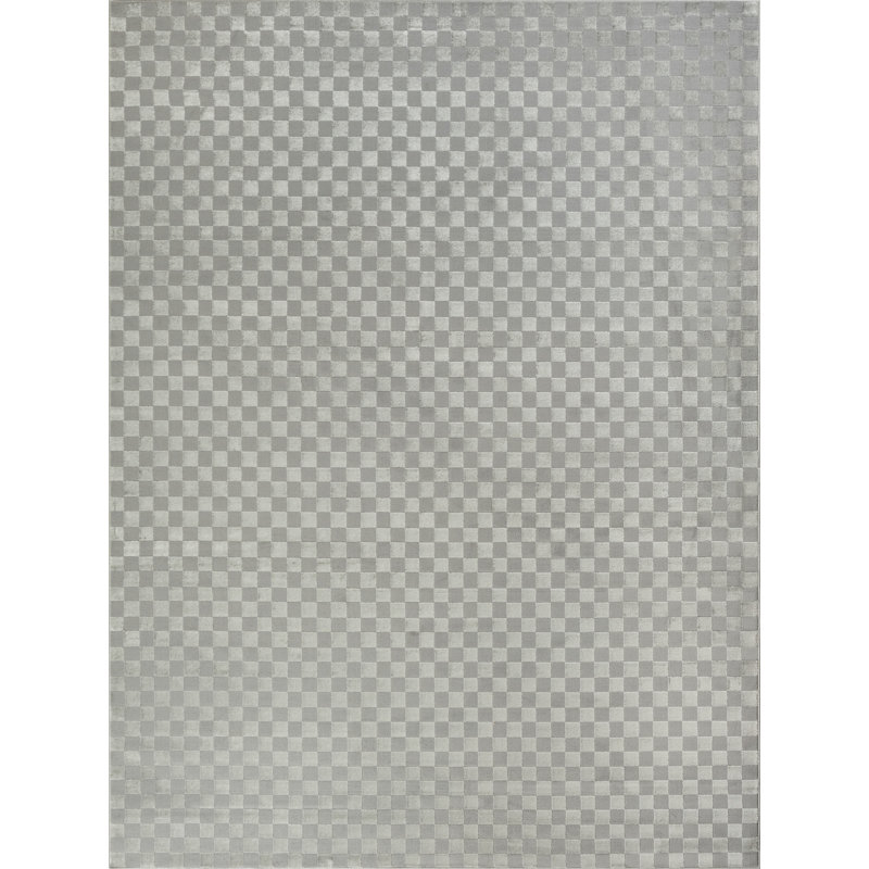 Ebern Designs Mirari Grey Modern Indoor Rug, Rectangle 7'10" x 9'10"