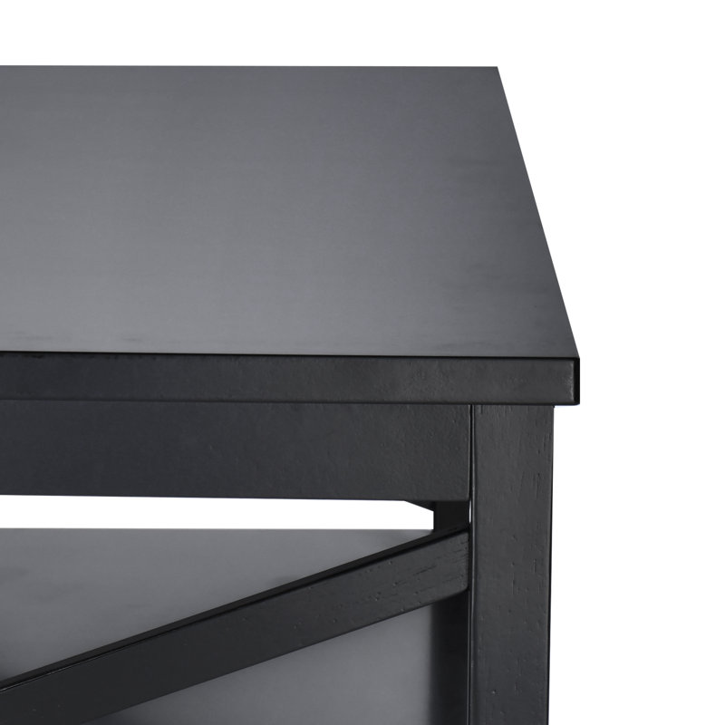 Table basse à 4 pieds avec rangement