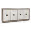 Denver 80" Transitional Distressed Gray Sideboard Buffet