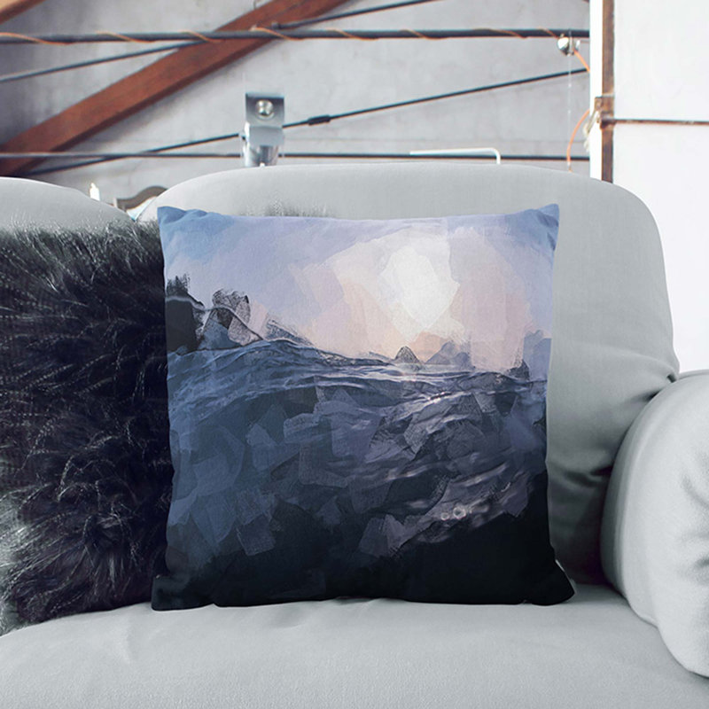 Square Throw Cushion, 55cm H x 55c m W x 20cm D