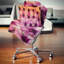 Gros plan d'une fleur mauve - coussin à imprimé floral-30721268-30721272