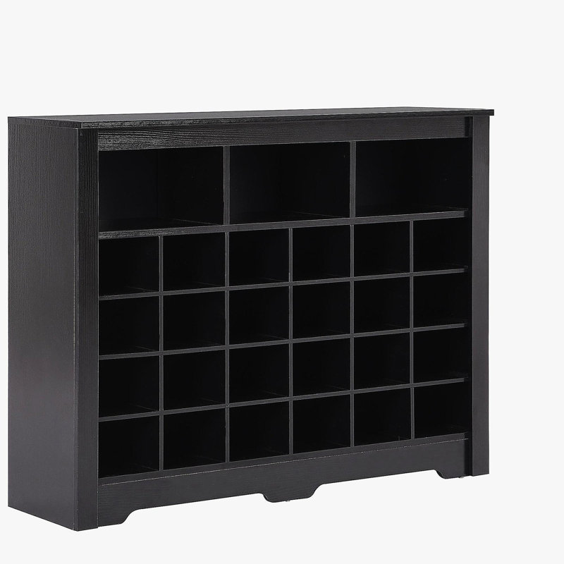 Console à chaussures, armoire à chaussures moderne avec base incurvée, buffet polyvalent pour couloir, chambre à coucher, salon