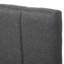 Lit plateforme tapissier simple avec lit gigogne et 3 tiroirs attrayants en lin gris