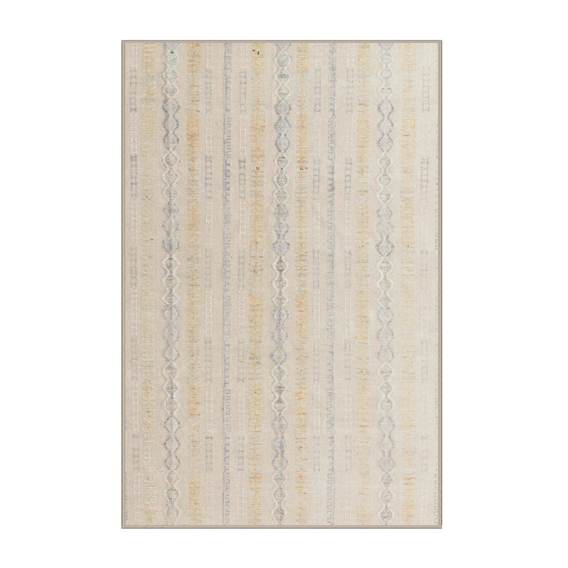 Abstract Indoor Rug, Rectangle 2' x 4'