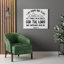 For the Lord Psalm 3: 5 Christian Wall Art, verset biblique imprimé prêt à être accroché-588988662