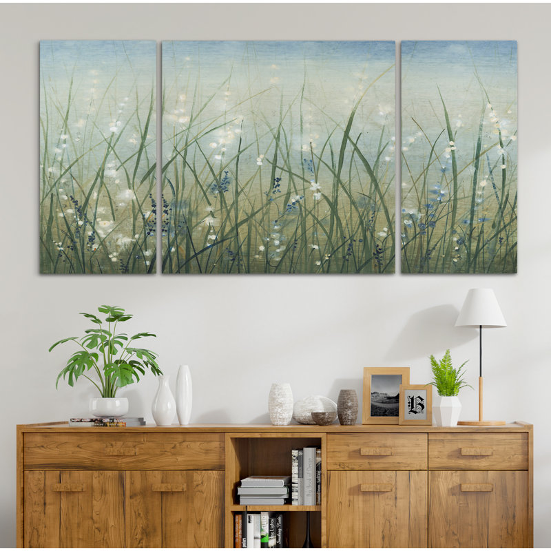 " Bliss I " 3 - Pieces, 24" H x 48" W x 1.5" D
