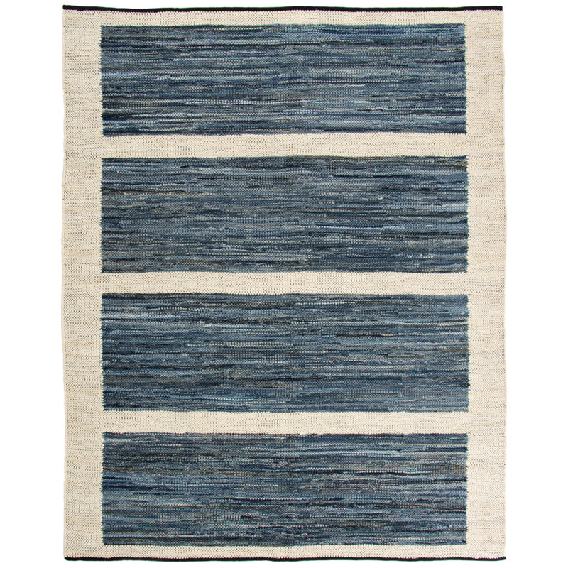 Topstitch Washable Cotton Rug, Rectangle 8' x 10'