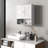 Kleankin Farmhouse Bathroom Wall Cabinet-1962563098