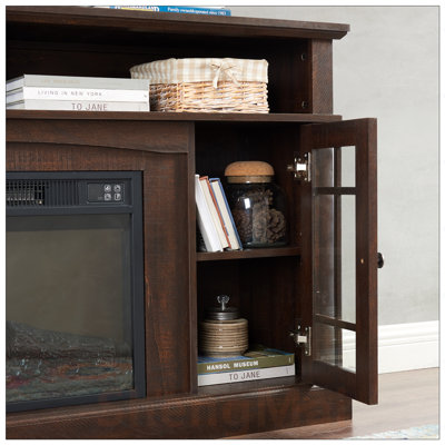 Meuble télé classique avec un design moderne et un grand espace de rangement, parfait pour les téléviseurs jusqu'à 65 pouces et les gadgets de divertissement à domicile