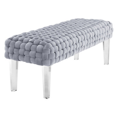 Lonie Polyester Upholstered Bench