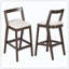 Ensemble de 2 tabourets d'intérieur rembourrés pour usage domestique-1473217926