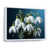 Cadre flottant blanc