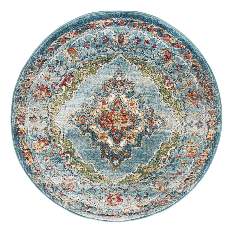 Alresford Oriental Indoor Rug, Round 5'1"