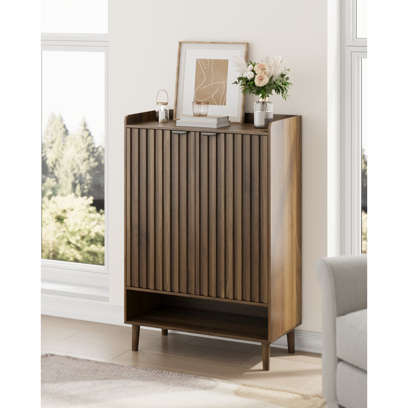 24 Pair Shoe Storage, Brown