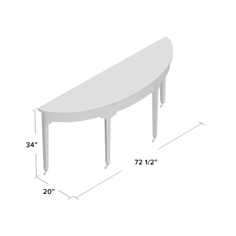 Althorp - Victory Oak 72.5'' W Solid Wood Console Table