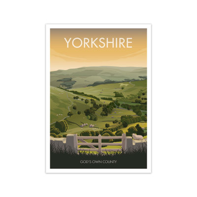 Yorkshire Travel 1 Piece Wall Art