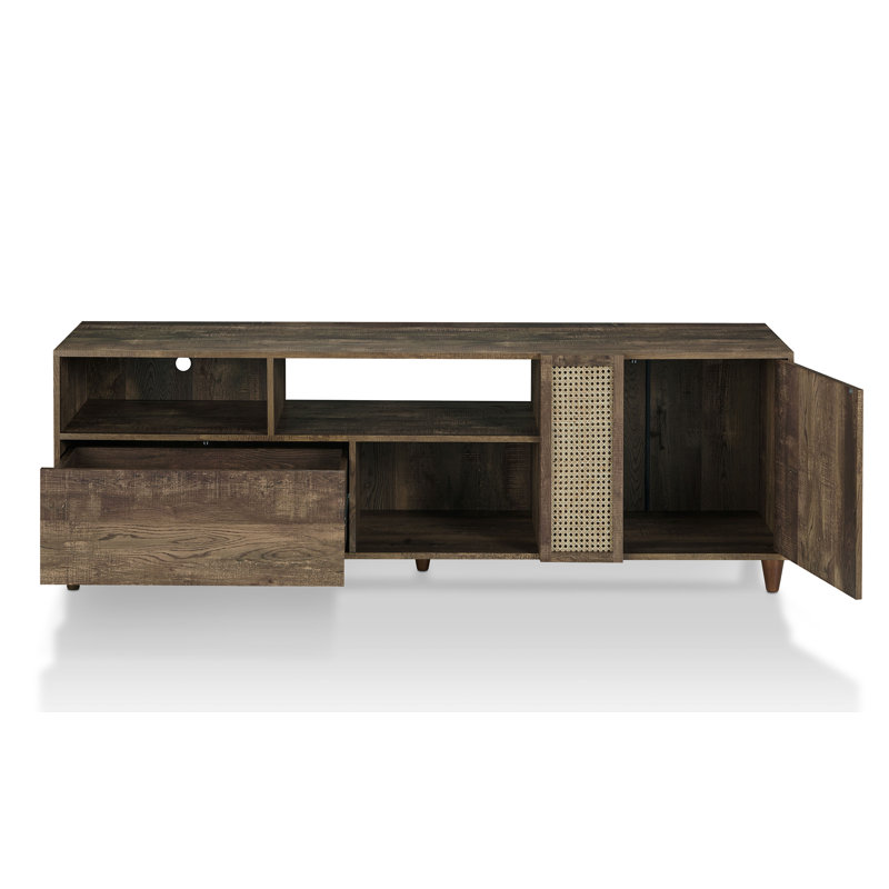 Hubbard Unfinished TV Stand for TVs up to 78"