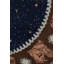 Rug & Kilim’S French Deco Circle Rug In Blue, Beige-Brown Zodiac Pictorial-1215912473
