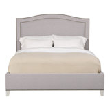 Caroline/Casey Queen Upholstered Low Profile Panel Bed