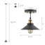 Luminaire suspendu conique à 1 lumière Gravette-31381316