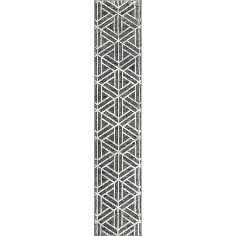 Eshin Geometric Indoor Rug, Runner 2'7" x 13'