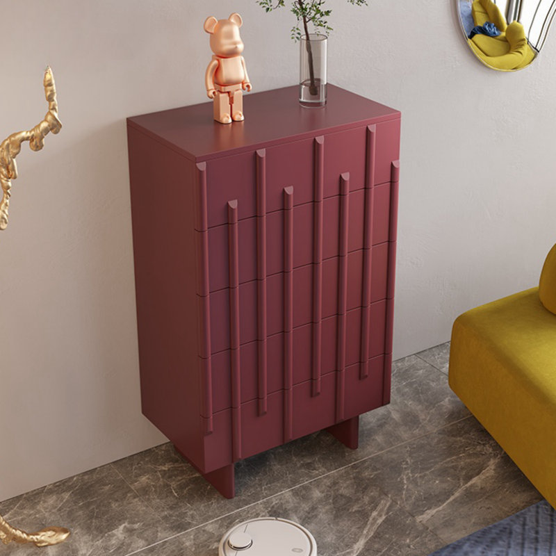 Commode d'appoint de rangement moderne à cinq tiroirs