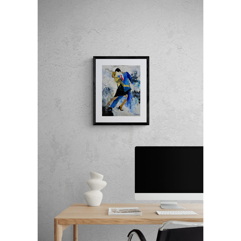 Tango Print by Pol Ledent, Black Framed Paper, 21.25" H x 17.25" W