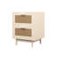 Adrianne - Table d'appoint décorative pour une chambre à coucher élégante 2 Table de chevet en bois avec des accents, pratique et élégant