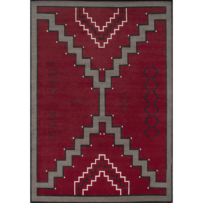 Mesa Wool Southwestern Area Rug, Rectangle 3' x 5'