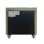 Table de chevet en velours beige Lucienne