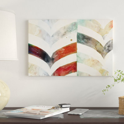 «Chevron Evening», reproduction sur toile