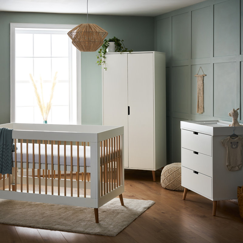 Maya Cot Bed 3 Piece Nursery Furniture Set