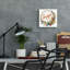 «Fall Sweet Fall» 5 po par Anne Tavoletti, art mural en verre acrylique, 36 po x 36 po-1479969526
