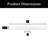 Slim LED Vanity Light Bar - Wall Mounted LED Light Bar - TRIAC Dimmable - 14.5 W, 3000K, Bright LED Vanity Mirror Light - (24 Inch)-107362490