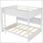 Lit superposé grand sur grand avec armoires de rangement et ports USB-510839594