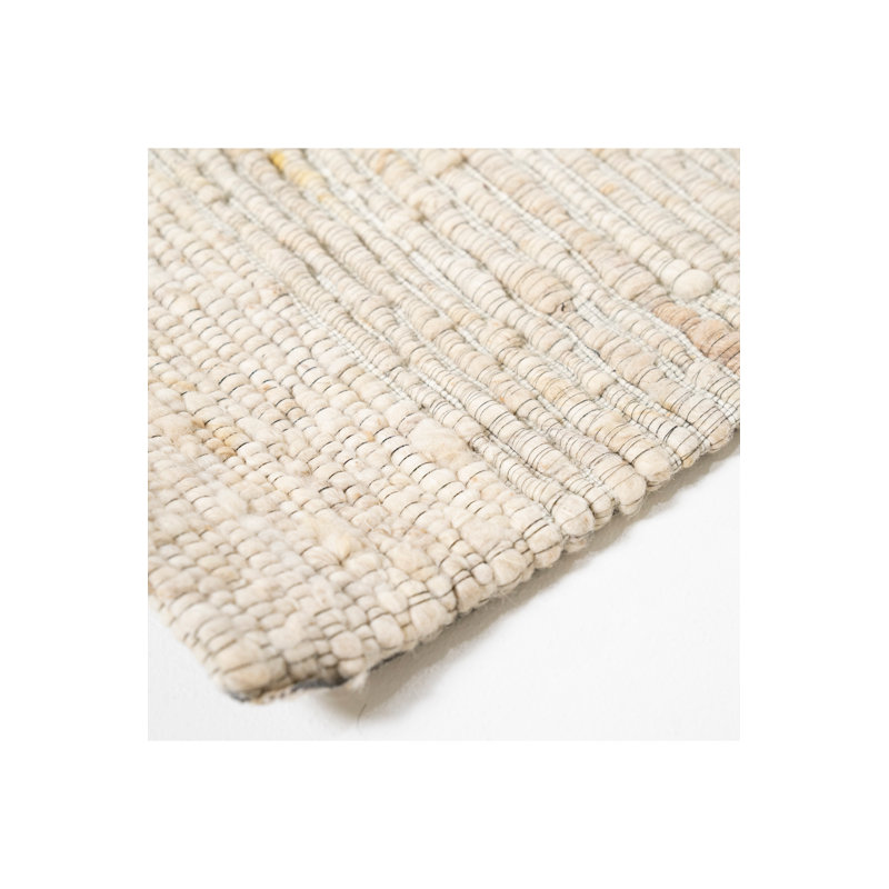 Rug Area Rug in Ivory, Rectangle 5' x 8'