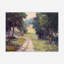 John Beard Collection''s Around The Bench On Giclee Canvas Hand Embellished Art-158193544-158193547