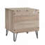 Table de chevet en gris rustique-134609941