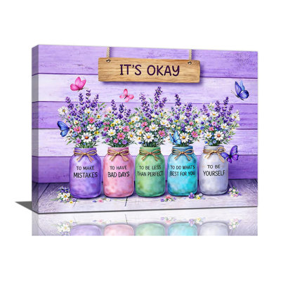 1 Piece Wrapped Canvas Wall Art