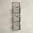 Kieran Metal Wall Organizer with Wall Baskets