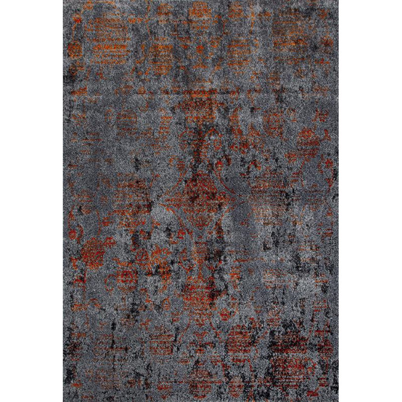 Intérieur/extérieur gris de style oriental tapis décoratif Thornton, Rectangle 10 pi x 13 pi