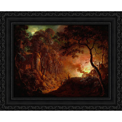 Chalet en feu (vers 1786-1787)