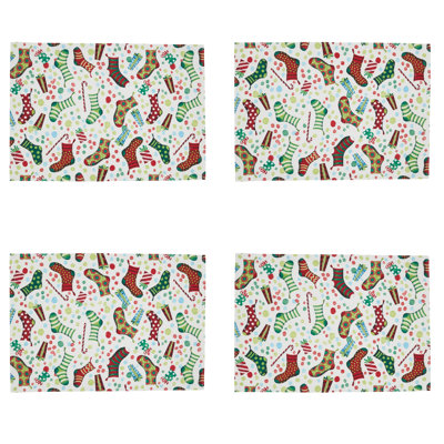 Ensemble de napperons 4 pièces Christmas Bas