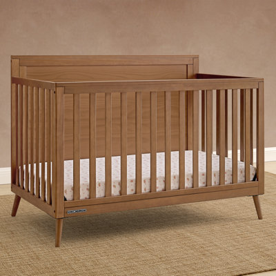 Delta Children Lola 6-In-1 Convertible Crib, Chestnut