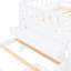 Lit mezzanine simple et lit plateforme avec 7 tiroirs - blanc construction et chambre à coucher pratique-118036451